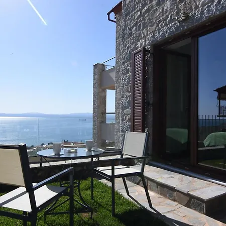 Dafni - Infinite Sea Vistas With Private Pool 别墅 卡拉马塔