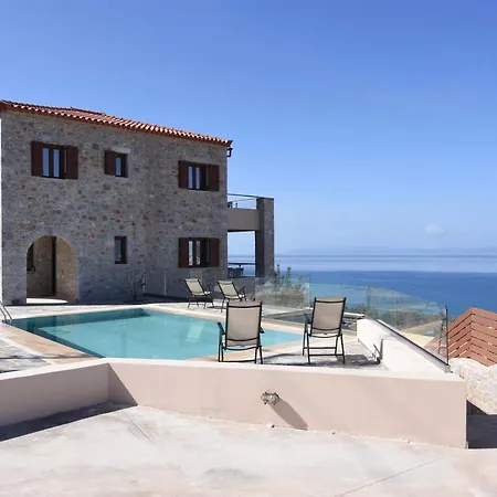Dafni - Infinite Sea Vistas With Private Pool 别墅