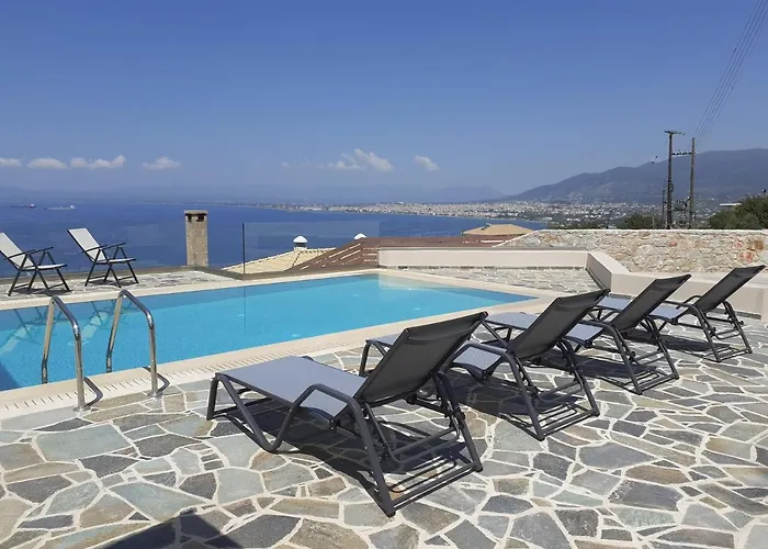 וילה Dafni - Infinite Sea Vistas With Private Pool *